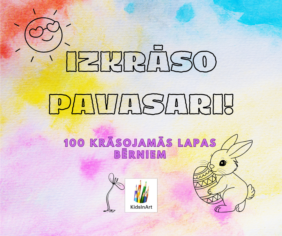Izkrāso pavasari! 🐰